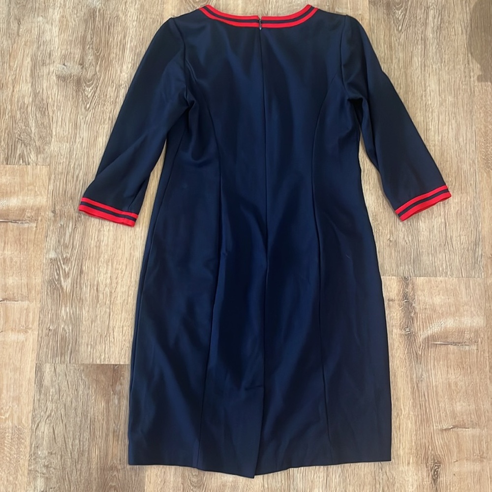 Talbots | Ponte Navy Shift Dress - Picture 5 of 6